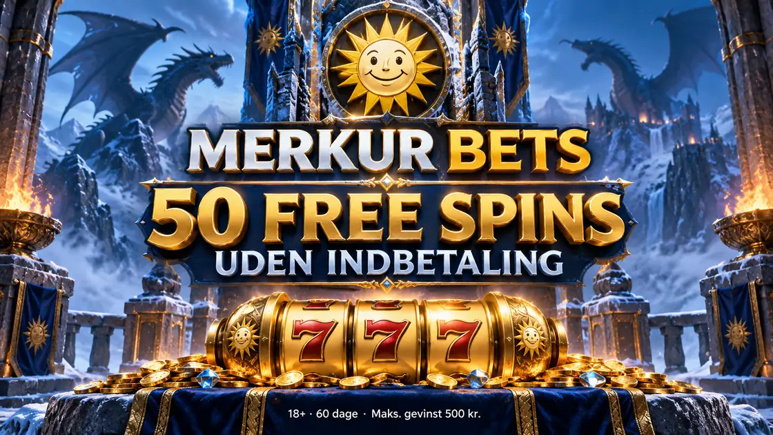 Merkur Bets: 50 free spins uden indbetaling